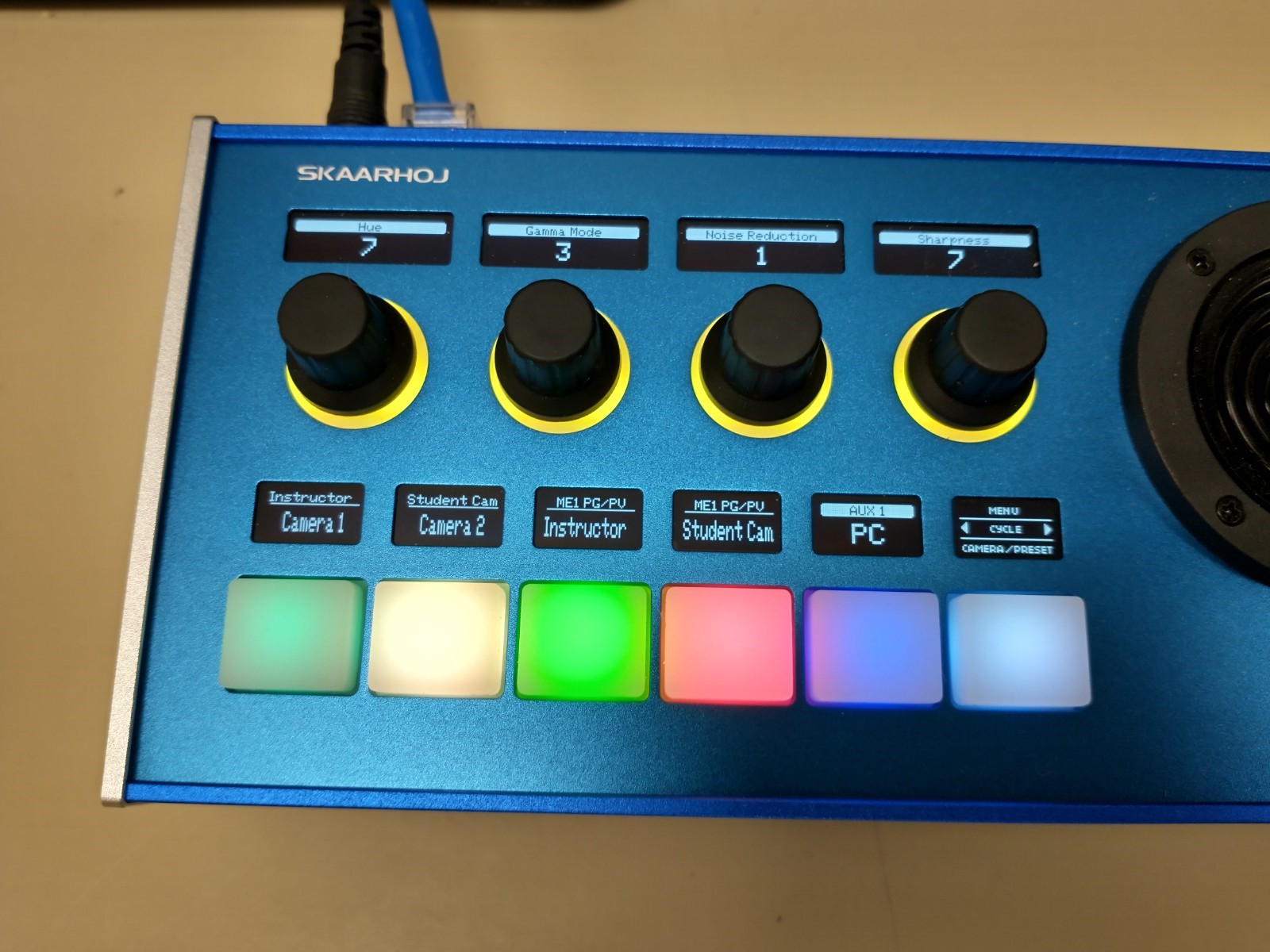 Camera buttons on Joystick