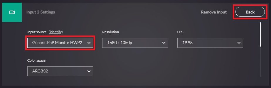 Kaltura Input Source
