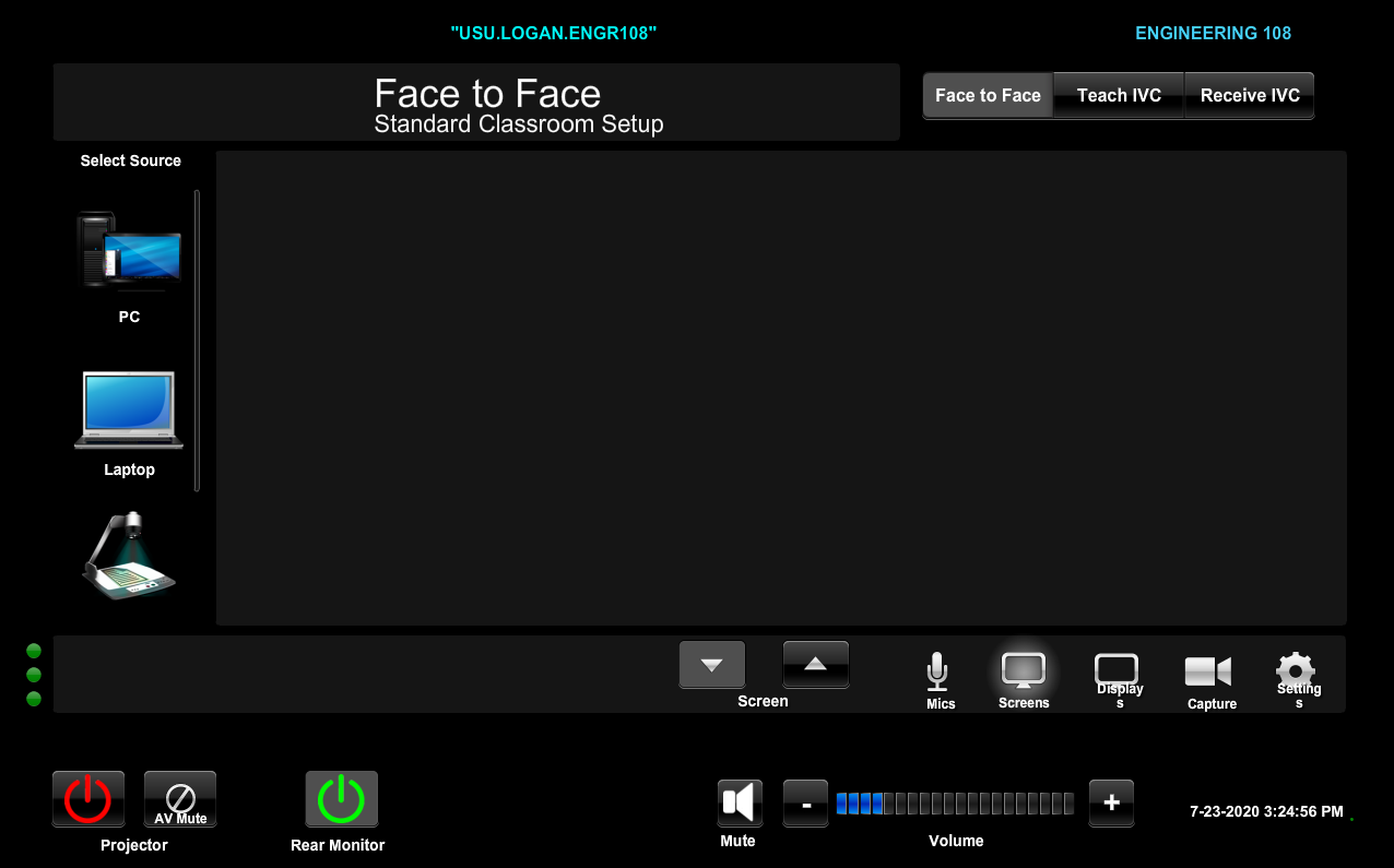 Face to Face tab